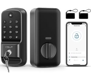 Product image of cslp-compatible-bluetooth-deadbolt-exterior-b0c69zr8bv