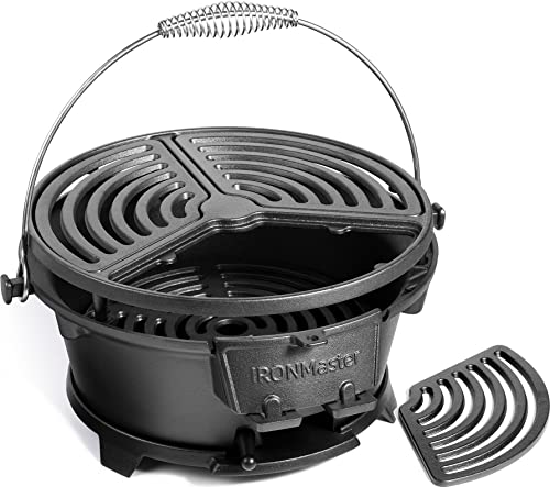 Product image of ironmaster-pre-seasoned-barbecue-charcoal-portable-b09dbff8bt