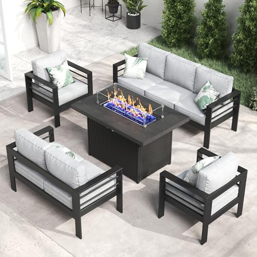 Product image of layinsun-aluminum-furniture-sectional-conversation-b0cf1m7ns4