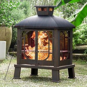 Product image of papababe-burning-chimney-firepit-backyard-b0chjmqymz