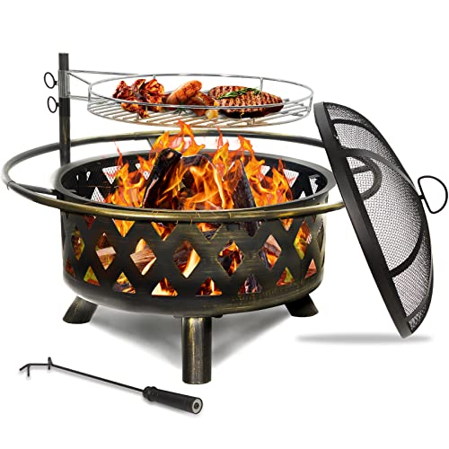 Product image of udpatio-outside-bonfire-portable-backyard-b09kbz6311