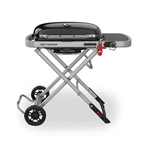 Product image of weber-9010001-traveler-portable-grill-b08pv54gmr