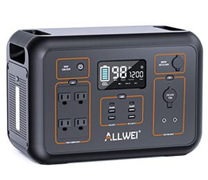 Product image of allwei-1200w-solar-generator-306000mah-b0bcq4gr11