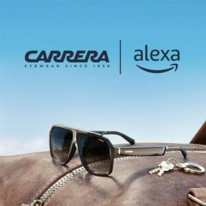 Product image of carrera-smart-glasses-with-alexa-smart-audio-glasses-cruiser-frames-in-black-and-gold-with-gradient-sunglass-lenses-b0bl5sp2vd