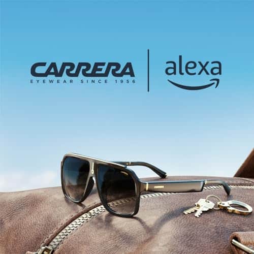 Product image of carrera-smart-glasses-with-alexa-smart-audio-glasses-cruiser-frames-in-black-and-gold-with-gradient-sunglass-lenses-b0bl5sp2vd