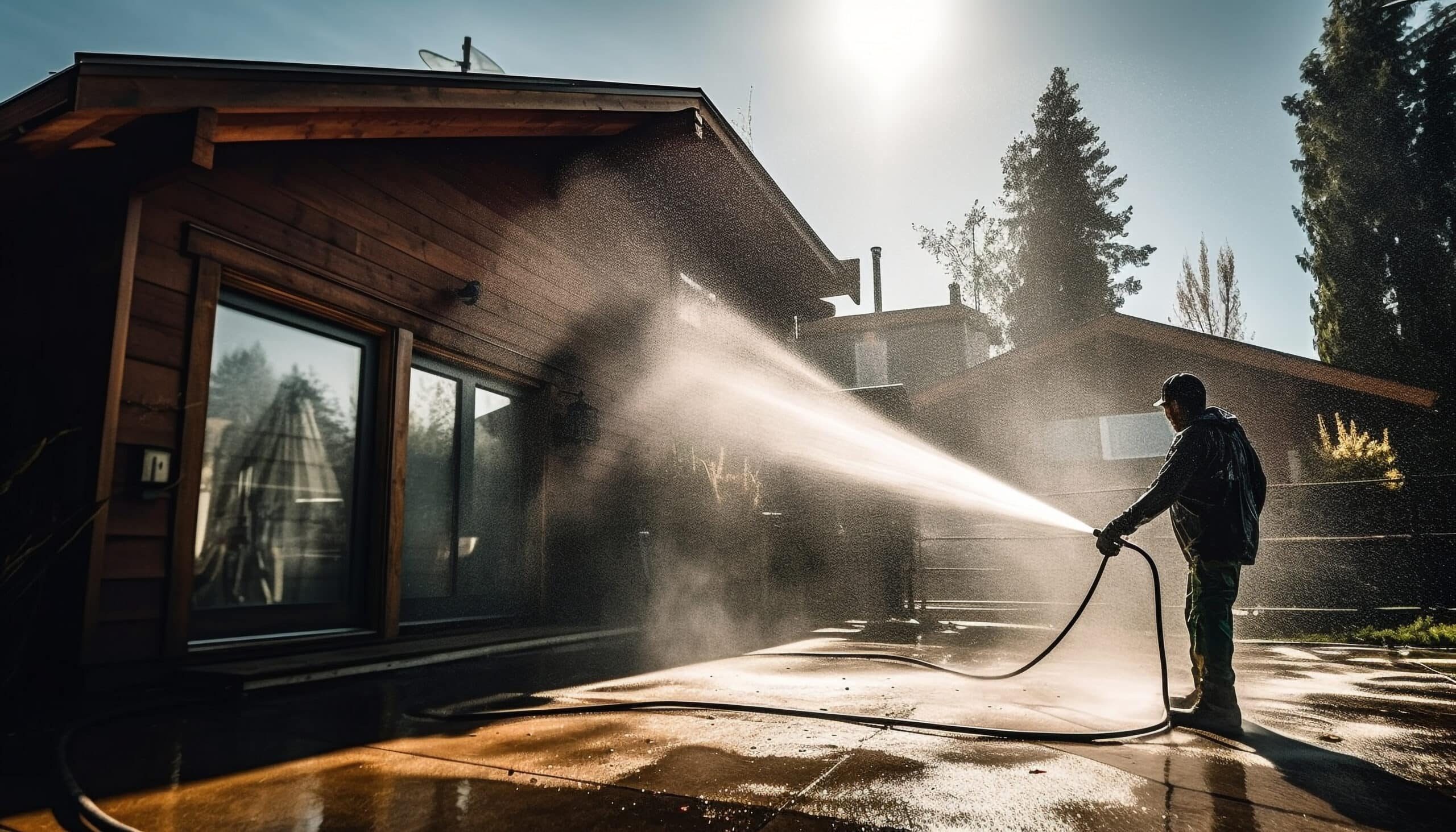 www.appr.com : Are there any safety precautions specific to using a gas pressure washer?