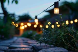 www.appr.com : Hanging backyard lights without trees: How?