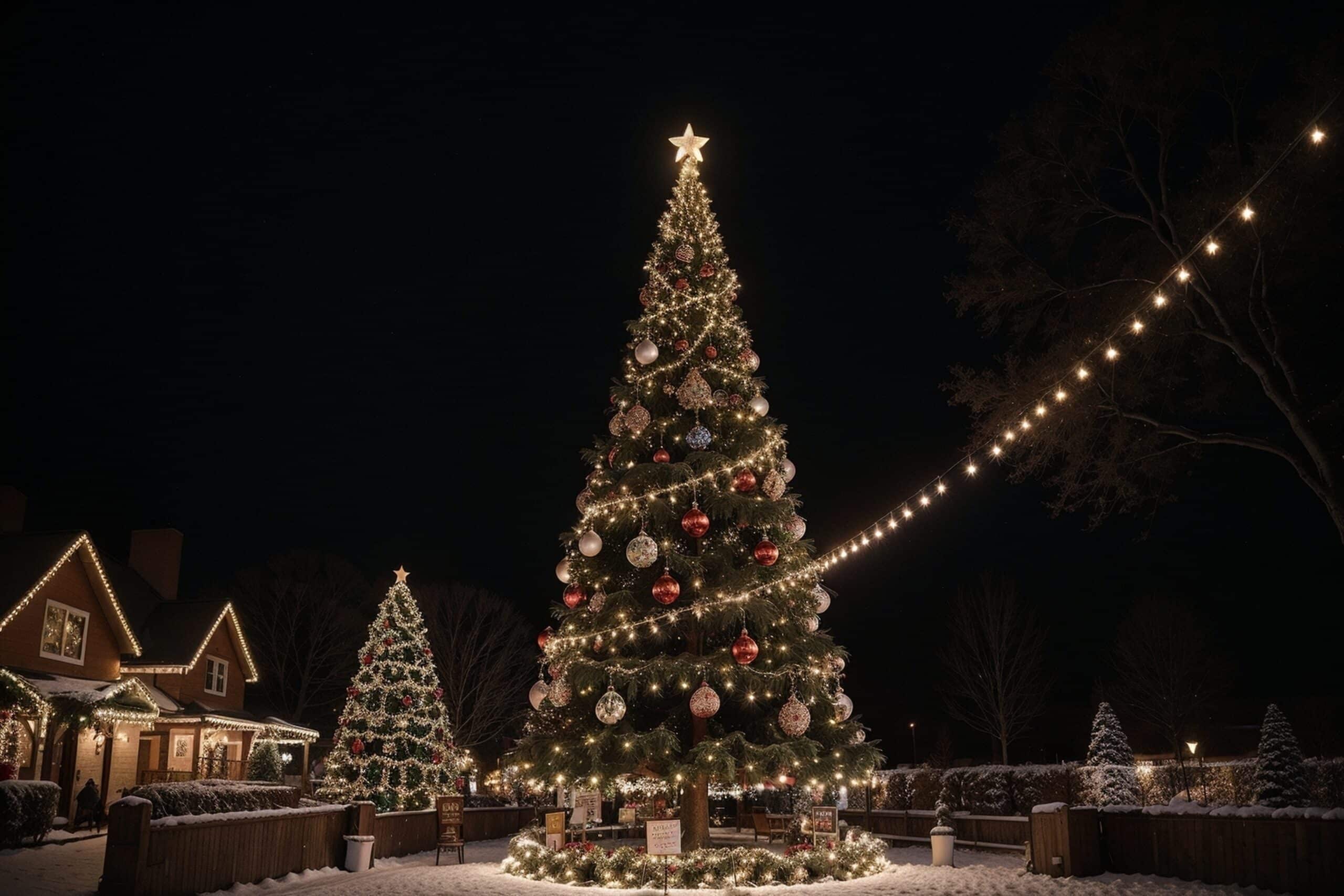 www.appr.com : How can you decorate outdoor trees with lights?