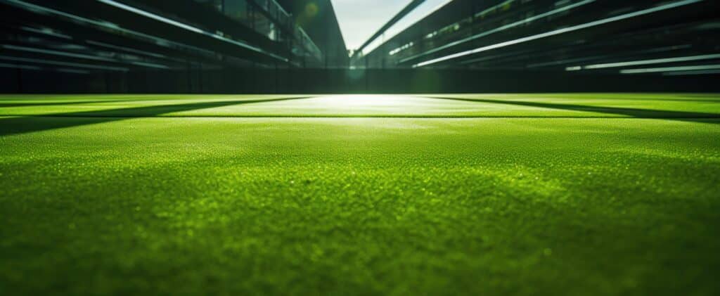 www.appr.com : Can a badminton court be grass?