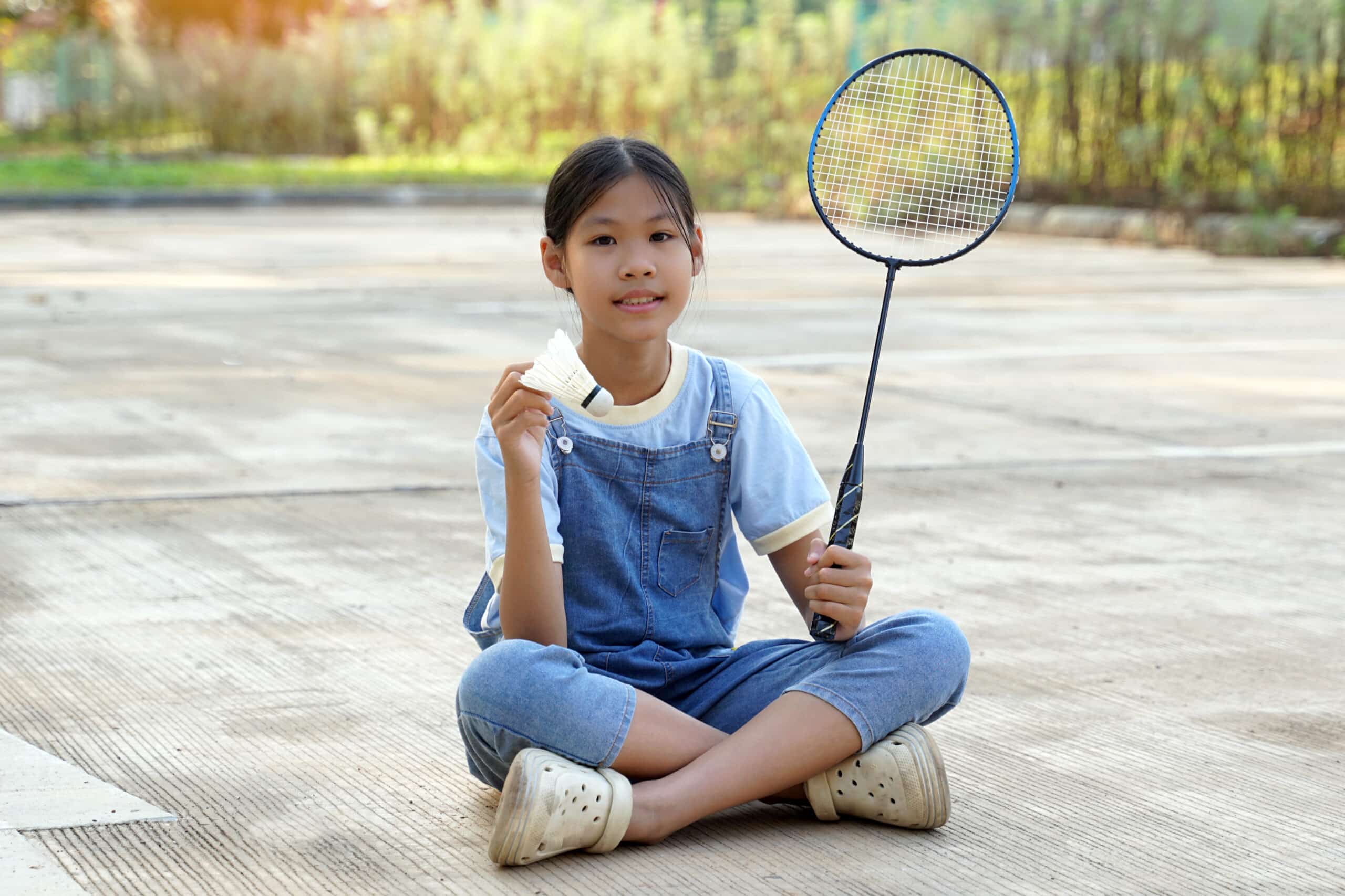 www.appr.com : Can you play badminton on concrete?